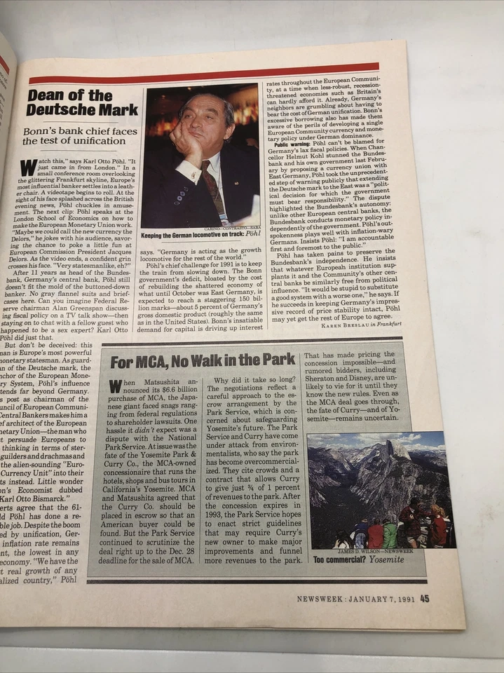 Журнал Newsweek 7 января 1991 Саддам Хусейн - Изображение 3 из 4