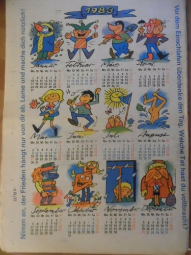 TROMMEL 47/48 - 1982 DDR Zeitung für Pioniere Witzparade Marlie Göhr Kalender - Picture 2 of 2