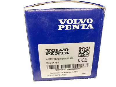 Volvo Penta E-Key Dual Switch Panel Kit New In Box # 24244764