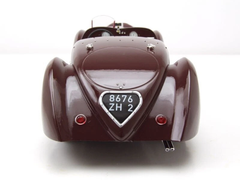 Peugeot 302 Darl Mat 1937 Roadster Dark Red Norev 184695 1:18 Darl'Mat - Image 2 of 4