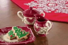 Grasslands Road Kitchen Christmas ~2" H MINI Sugar & Creamer Set 464121
