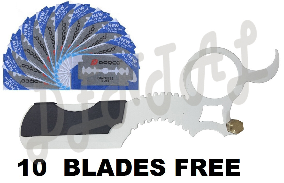Professional Knife Razor Barber Salon Straight Cut Throat Shaving StainlessSteel