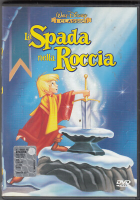 Das Schwert im Felsen (Walt Disney) - Die Klassiker - DVD auf Italienisch - Hologramm...