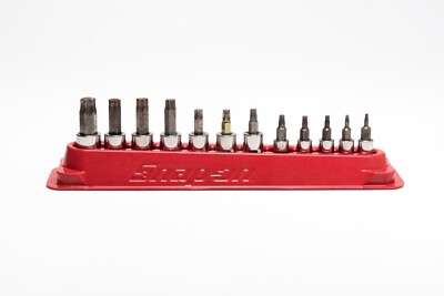 SnapOn 12pc Combination Drive TORX  Bit Standard Socket Set (T8-T25,T27-T55,T47)