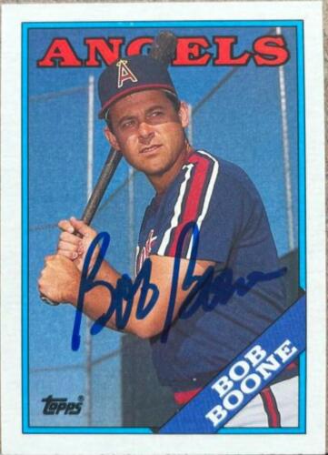 Bob Boone Autographed 1988 Topps #498 - Picture 1 of 1
