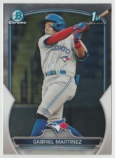 2023 Bowman Chrome Prospects #BCP-45 Gabriel Martinez 1st Bowman Blue Jays