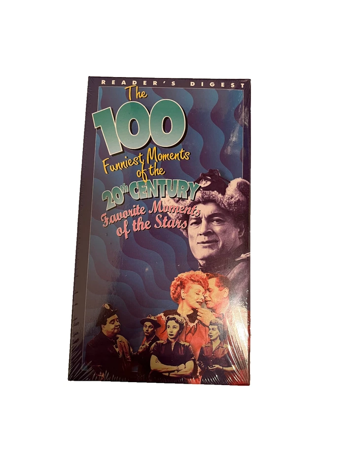 The 100 Funniest Moments Of The 20 Th Century, SEALED New 3 Movies On VHS Foto 4 de 4