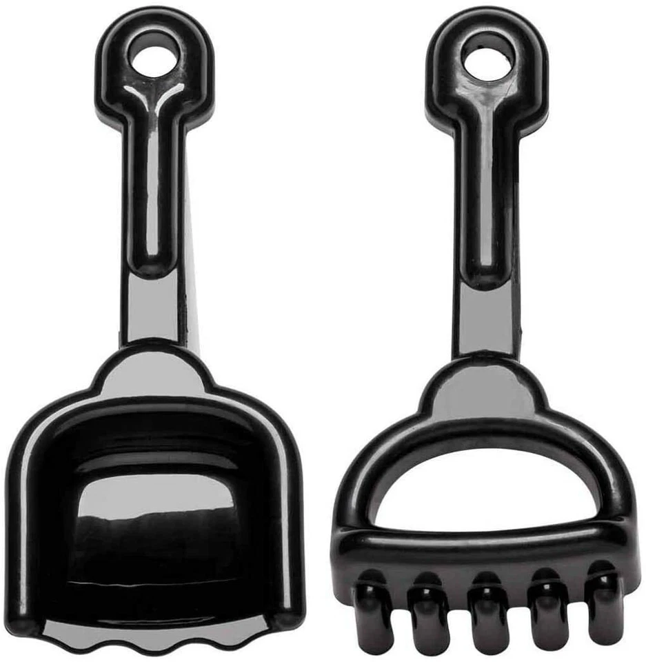 Kids Beach Water Sand Toys Set Bucket Spade and Rake with folding rubber Bucket - Image 4 of 4