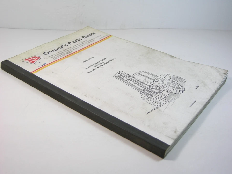 Carretilla elevadora de terreno áspero JCB 940-2 940-4 piezas manual del propietario M663356 encendido Foto 4 de 4