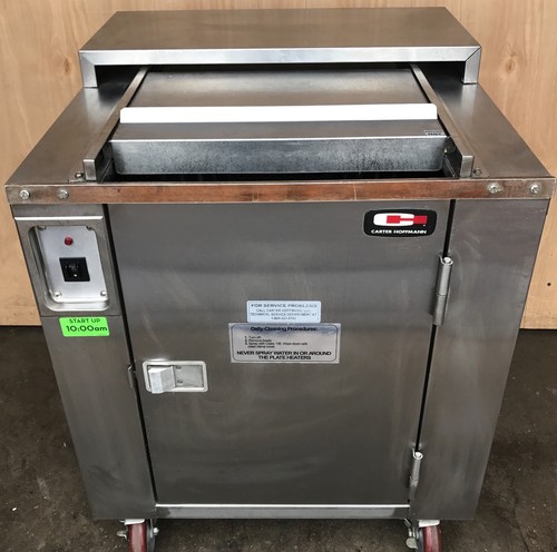 CARTER-HOFFMANN CD27 HEATED ENCLOSED DISH CART, 160 PLATE CAPACITY ROTARY STYLE