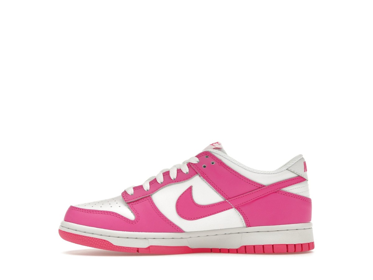 Size 4 (GS) - Nike Dunk Low Laser Fuchsia for sale online | eBay