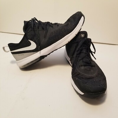 Nike Flywire Mens Black Raiders Athletic Sneakers AR0514-001 Size 14