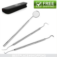 Professional Dental Oral Hygiene Kit Tools Deep Cleaning Teeth Care Toolkit Case Professional Dental Oral Hygiene Kit Tools Deep Cleaning Teeth Care Toolkit Case