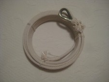Cotton Lariat Rope Reata Soga- CR-05 30 feet 5/16" dia., with a Metal Burner