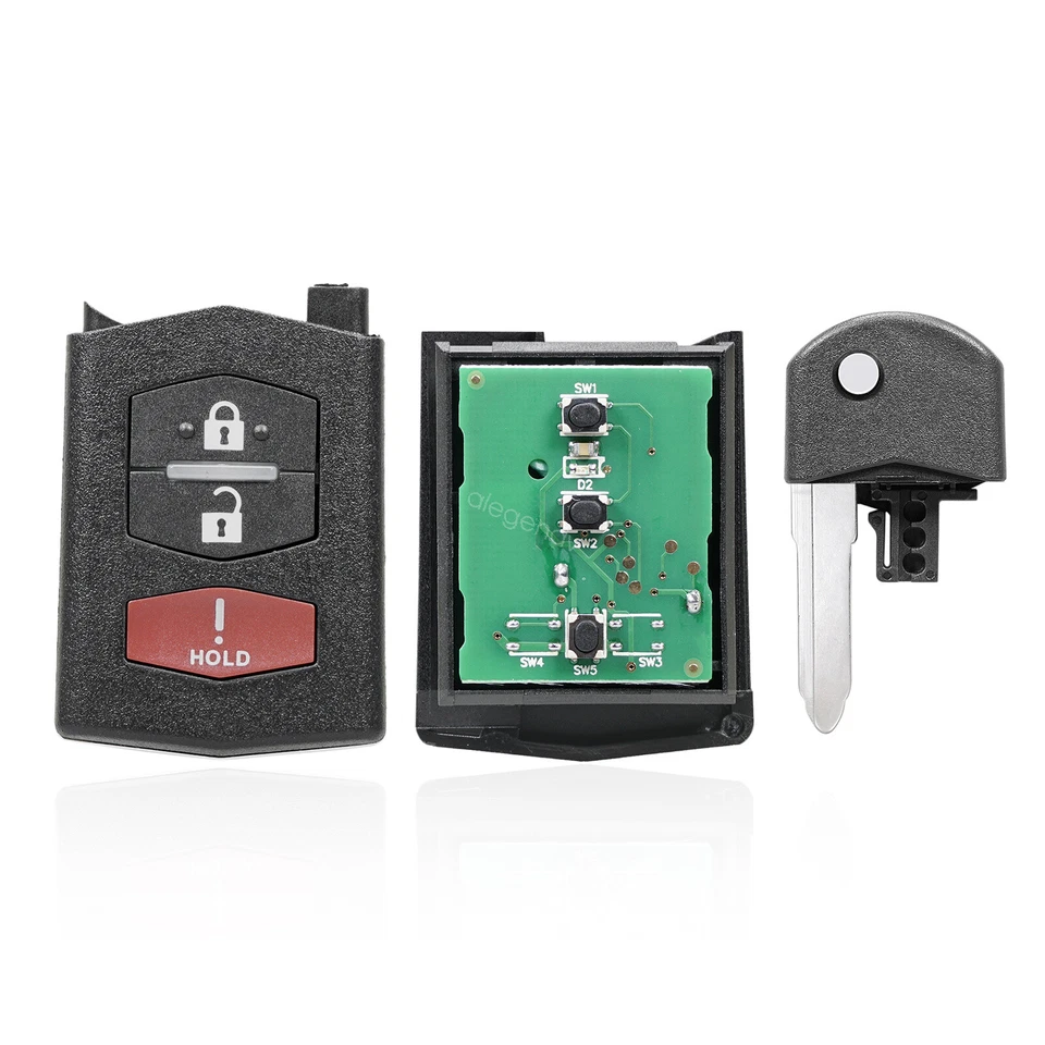 Mando a distancia de entrada sin llave para Mazda CX-7 2007 2008 2009 2010 2011 2012 llavero de coche Foto 3 de 4