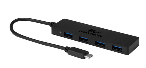 Kingwin KWUC-HUB-4U3TC USB Tipo-C a 4 Puertos USB 3.0 Hub - Imagen 1 de 6