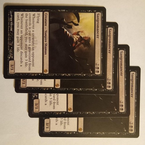 Magic The Gathering - 4x Sangromancer (mtg) Mirrodin Besieged