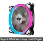 Aigo Aurora RGB LED 120mm Case Fan High Performance High Cooling Cooler