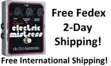 New Electro-Harmonix EHX Stereo Electric Mistress Flanger Chorus Guitar Pedal