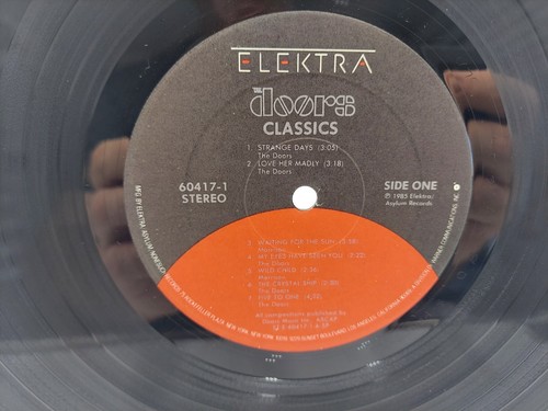 π΅ The Doors β Classics LP Record | 1985 | EX/cVG+ | Ultrasonic Clean |. - Picture 5 of 8