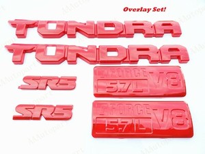 Blackout Emblem Overlays (2018-2021 Tundra Emblem Cap 7PC Kit). This Is - Foto 4