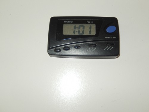 Casio PQ-11 Reisewecker Digital für die Hosentasche