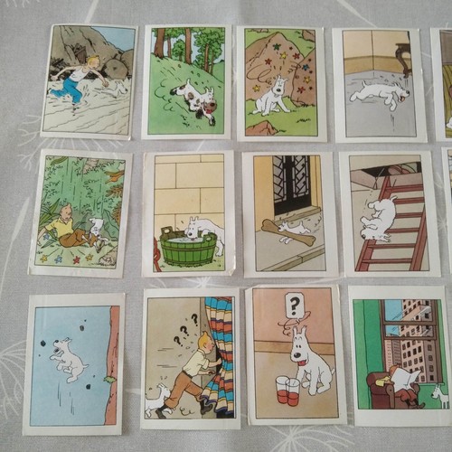 CHROMOS vignettes - LOT TINTIN hergé - les aventures de MILOU - Imagen 2 de 3
