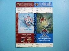 1997/98 1998 NORTH AMERICA VS WORLD ALL-STARS TICKET STUB INTERNATIONAL SHOWDOWN