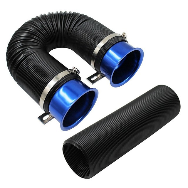Universal 1M Flexible Car Engine Cold Air Intake Hose Inlet Ducting