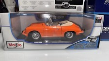 Maisto 1:18 Diecast Special Edition 1961 Porsche 356B Cabriolet Orange New