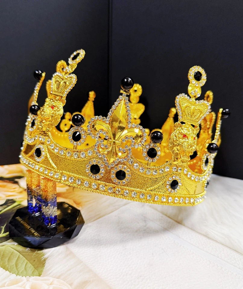 Corona Vintage, Corona Rey Oro, Corona Renacentista, Corona Boda Real Foto 4 de 4