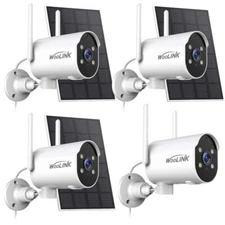 4MP WiFi Wireless Camera Solar/Electricity Powered Surveillance Camera Outdoor