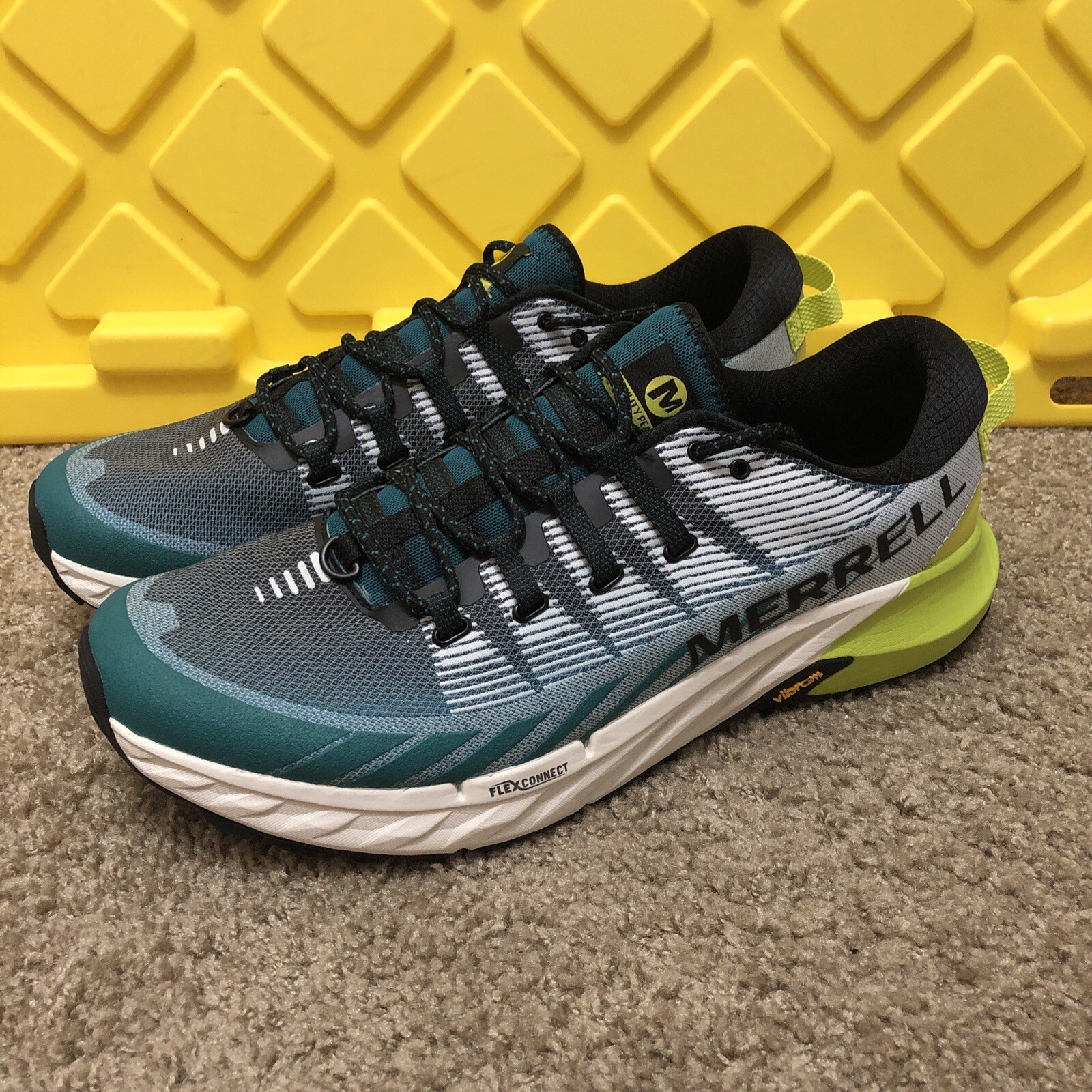 Nuovo Merrell AGILITY PEAK 4 JADE J036841 escursionismo da uomo taglia 14