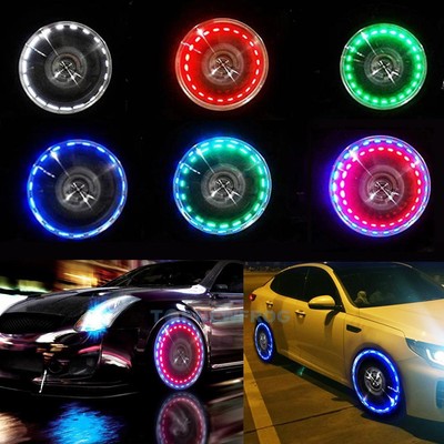 Moto valves cover Bicycle LED Light Car Wheel Bike Bicycle Light Car SY