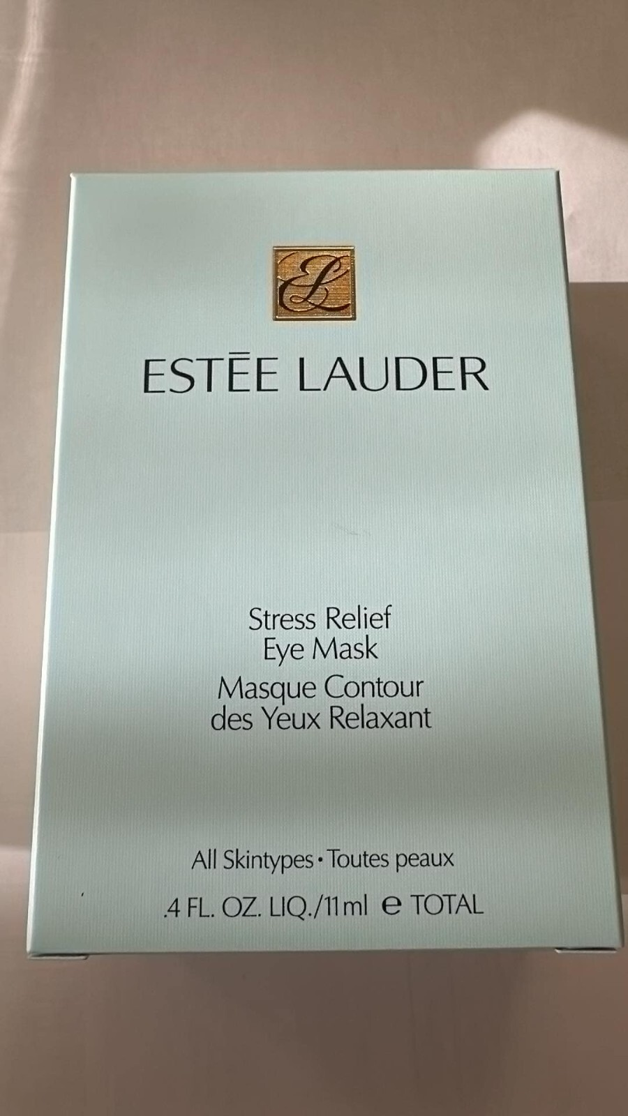 Estee Lauder Stress Relief Eye Mask 10-Pack .4oz 11ml Fresh New Box-image