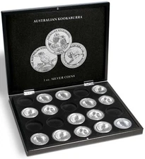 Australian Kookaburras Coin Collection Set Presentation Box Case By Lighthouse