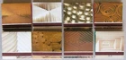 SET 8 MULTI DESIGN~CORPORATION OF AMERICA MATCHBOOKS~FULL FRONT STRIKE 30s~w/BOX