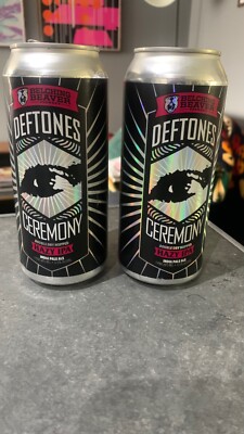 DEFTONES Zeremonie Aufstoßen Biber LEERE Bierdosen x 2