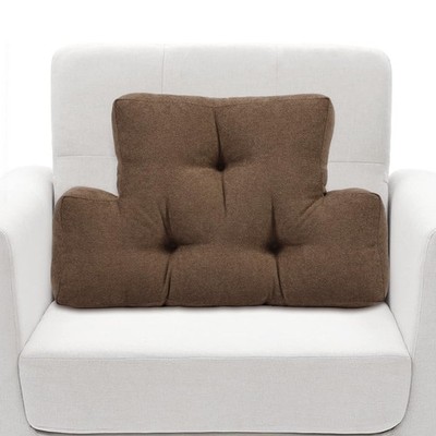 TANYOO Back Pillow for Recliner Lumbar Support Soft and Medium, Brown 