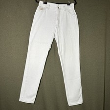 Vintage Wrangler Jeans Womens 28x30 Light Wash Denim High Waist Mom Tapered