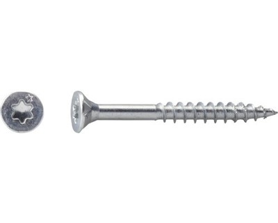 JD Plus Universalschraube Senkkopf m. I-Stern 4,5x30 mm galv. verzinkt 200 Stück