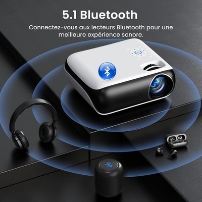 Full HD Beamer Native 1080P - 4K Support - Bluetooth 5.1 Projektor Heimkino OVP