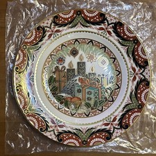 Royal Crown Derby IMARI Christmas Plate 1998 Limited Edition Candles Robin Boxed