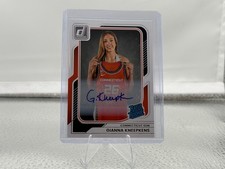 2026 WNBA Donruss Gianna Kneepkens Rated Rookie Auto #99 Connecticut Sun