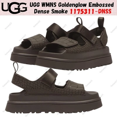 Taille femme UGG WMNS Goldenglow Embossed Dense Smoke 1175311-DNSS - Photo 1/4