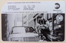 Rakim, Hip Hop 50 limited edition Metrocard-Expired, Mint