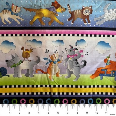 Krazy Kritters Nancy Smith AvLyn Cotton Fabric Quilt, Craft, Sew | by the yard