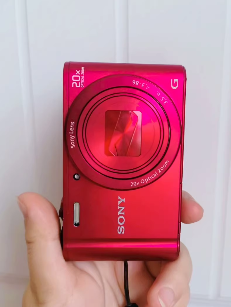 SONY Cyber-shot DSC-WX300 red 18.2MP 20x Zoom Compact Digital