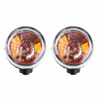 Blinker Scooter Passend FüR Kymco 50-125 Agility Hinten Transparent-Schwarz (E-