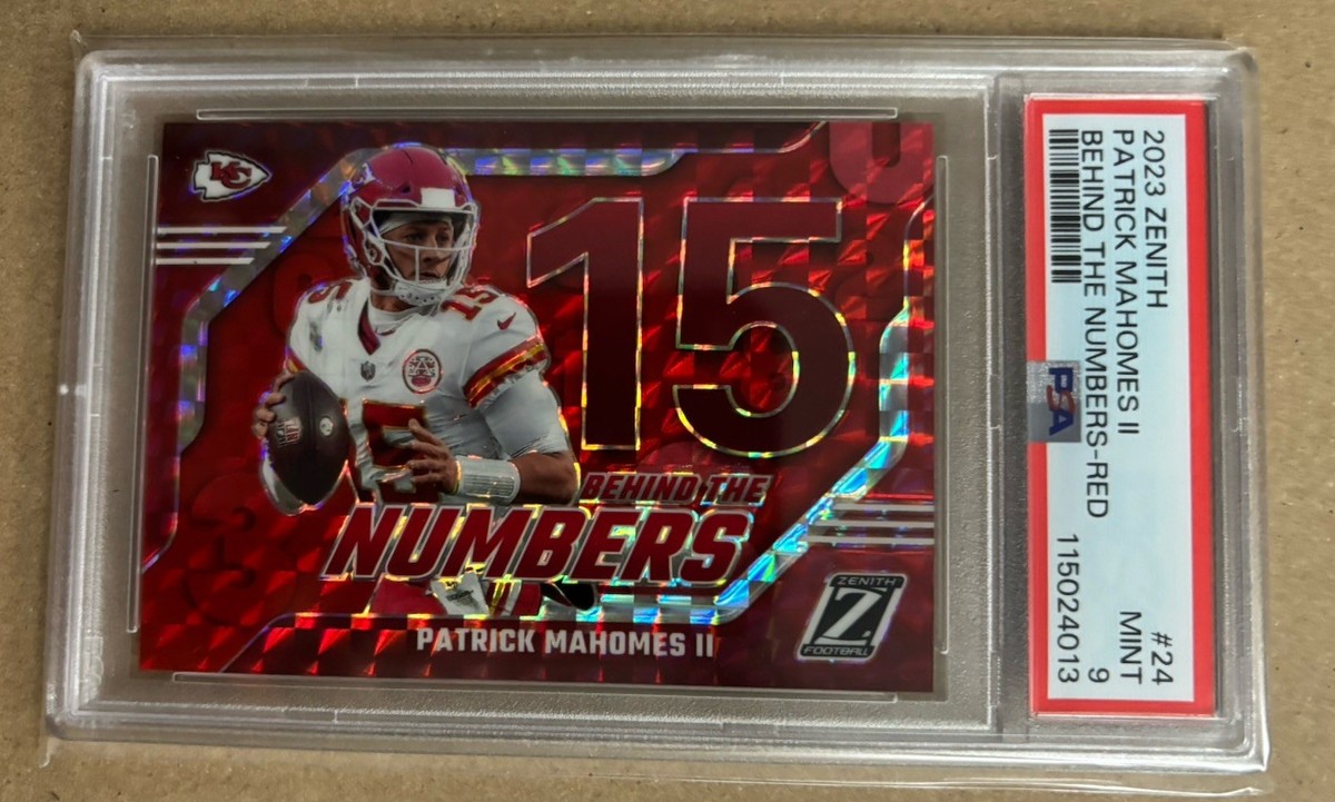 2023 Panini Zenith - Behind the Numbers Patrick Mahomes II